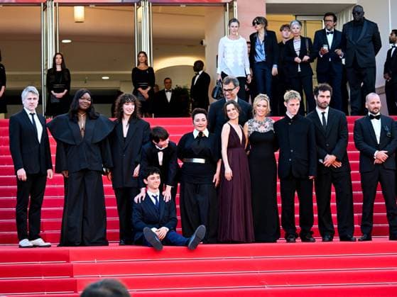 Cannes, 78th Cannes Film Festival 2025 - evening 3 - red carpet of the film Dossier 137 Cannes, 78th Cannes Film Festival 2025 - evening 3 - red carpet of the film Dossier 137 (Case 137) - In the photo: Stanislas Merhar, Guslagie Malanda, Mathilde Riu, Côme Peronnet, Solàn Machado-Graner, Sandra Colombo, Dominik Moll, Mathilde Roehrich, Léa Drucker, Valentin Campagne, Theo Costa - Marini, Jonathan Turnbull and Gilles Marchand cannes France  Copyright: xIPA ABACAx
