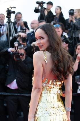 78eme Festival International du Film de Cannes Montée des marchesdu film Dossier 137 78th International Cannes Film Festival Red Carpet of Dossier 137 movie 444310 2025 05 15 Cannes France Grothe, Luma  Copyright: xAnthonyxCarrelx xStarfacex STAR_444310_066