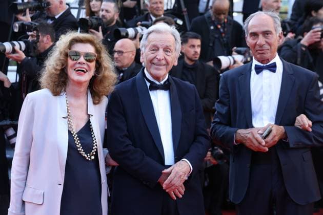 Dossier 137 (Case 137) red carpet in Cannes Costa-Gavras, Marília Gabriela at the Dossier 137 (Case 137) red carpet at the 78th annual Cannes Film Festival at Palais des Festivals on May 15, 2025 in Cannes, France CAP GOL GOL Cannes Côte d Azur France Copyright: xRickxGold CapitalxPicturesx