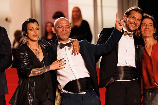 M Montée des marches du film Sirat lors du 78ème Festival International du Film de Cannes Jade Oukid, Richard Bellamy, Tonin Janvier, Stefania Gadda Montée des marches du film Sirat lors du 78ème Festival International du Film de Cannes, au Palais des Festivals à Cannes Le 15 mai 2025 Jacovides Moreau Bestimage Red carpet for the movie Sirat during the 78th Cannes International Film Festival at the Palais des Festivals in Cannes, France On may 15th 2025 Cannes France  Copyright: xJACOVIDES-MOREAUx xBESTIMAGExJACOVIDES-MOREAUx xBESTIMAGEx