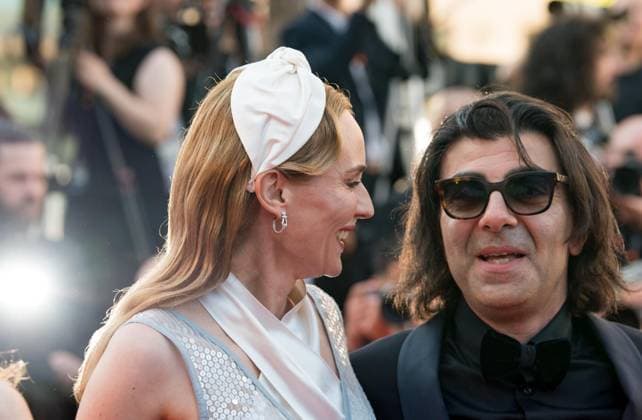 78eme Festival International du Film de Cannes Montée des marchesdu film Dossier 137 78th International Cannes Film Festival Red Carpet of Dossier 137 movie 444310 2025 05 15 Cannes France Kruger, Diane Akin, Fatih  Copyright: xAnthonyxCarrelx xStarfacex STAR_444310_075