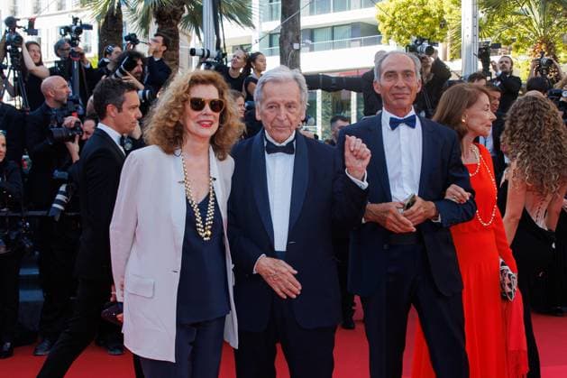 Festival de Cannes Dossier 137 Premiere Michele Ray, Costa Gavras and Vera Venczel at the premiere of Dossier 137 during the 78 Cannes Film Festival at the Palais de Festival on 15 05 2025 Copyright: xEventpressxKochanx