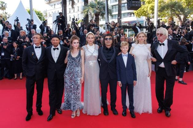 Festival de Cannes Dossier 137 Premiere Matthias Schweighöfer, Lars Jessen, Lisa Hagmeister, Diane Kruger, Fatih AkÄ±n, Jasper Billerbeck, Laura Tonke and Detlev Buck at the premiere of Dossier 137 during the 78 Cannes Film Festival at the Palais de Festival on 15 05 2025 Copyright: xEventpressxKochanx