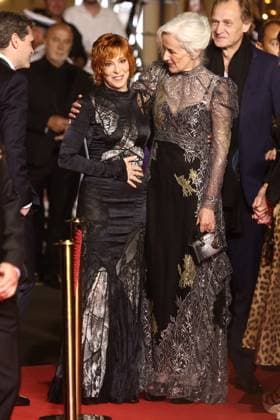 Cannes Dalloway Screening JD Mylene Farmer and Tatiana de Rosnay attend the midnight screening of Dalloway as part of the 78th Cannes Film Festival in Cannes, France on May 15, 2025. Jerome Domine ABACAPRESS.COM Cannes France  Copyright: xDominexJerome ABACAx