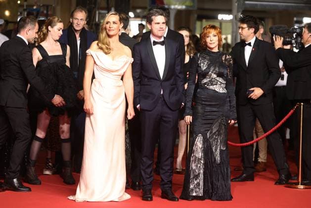 Cannes Dalloway Screening JD Cecile de France, Yann Gozlan and Mylene Farmer attend the midnight screening of Dalloway as part of the 78th Cannes Film Festival in Cannes, France on May 15, 2025. Jerome Domine ABACAPRESS.COM Cannes France  Copyright: xDominexJerome ABACAx