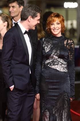 Cannes Dalloway Screening JD Yann Gozlan and Mylene Farmer attend the midnight screening of Dalloway as part of the 78th Cannes Film Festival in Cannes, France on May 15, 2025. Jerome Domine ABACAPRESS.COM Cannes France  Copyright: xDominexJerome ABACAx
