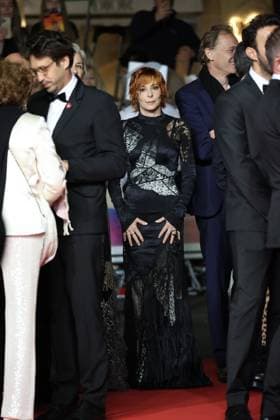 Cannes 2025 Premiere du film Dalloway Mylene Farmer Premiere of the movie Dalloway on the red carpet of the Cannes Film Festival on May 15th 2025.  Copyright: x Chassery+Courdjix
