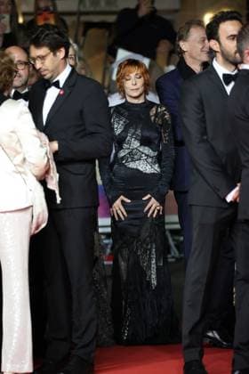 Cannes 2025 Premiere du film Dalloway Mylene Farmer Premiere of the movie Dalloway on the red carpet of the Cannes Film Festival on May 15th 2025.  Copyright: x Chassery+Courdjix
