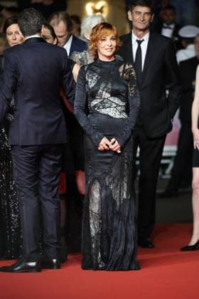 Cannes 2025 Premiere du film Dalloway Mylene Farmer Premiere of the movie Dalloway on the red carpet of the Cannes Film Festival on May 15th 2025.  Copyright: x Chassery+Courdjix