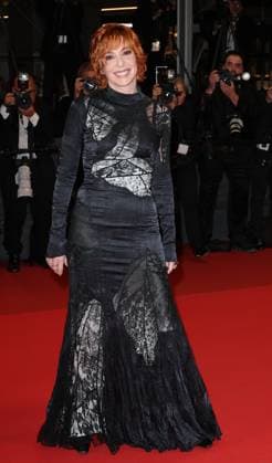 Cannes 2025 Premiere du film Dalloway Mylene Farmer Premiere of the movie Dalloway on the red carpet of the Cannes Film Festival on May 15th 2025.  Copyright: x Chassery+Courdjix