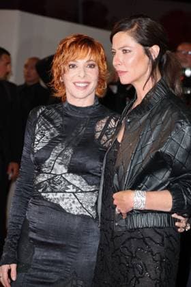 Cannes 2025 Premiere du film Dalloway Mylene Farmer and Anna Mouglalis Premiere of the movie Dalloway on the red carpet of the Cannes Film Festival on May 15th 2025.  Copyright: x Chassery+Courdjix