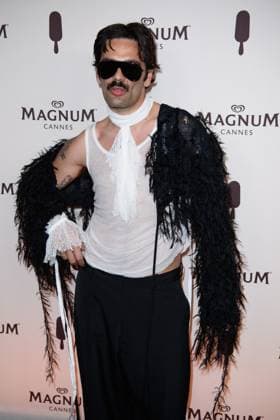 Cannes Magnum Party NG Lucky Love attending the Magnum Party Photocall at Magnum Beach in Cannes, France on May 15 2025 as part of the 78th Cannes Film Festival. Photo by Nicolas Genin ABACAPRESS.COM Cannes France  Copyright: xGeninxNicolas ABACAx