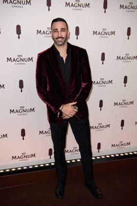 Cannes Magnum Party NG Adil Rami attending the Magnum Party Photocall at Magnum Beach in Cannes, France on May 15 2025 as part of the 78th Cannes Film Festival. Photo by Nicolas Genin ABACAPRESS.COM Cannes France  Copyright: xGeninxNicolas ABACAx