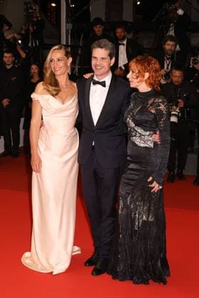 78eme Festival International du Film de Cannes Montée des marches du film Dalloway 78th Cannes Film Festival Red carpet of the film Dalloway Cecile de France, Yann Gozlan and Mylene Farmer 444333 2025 05 15 Cannes France  Copyright: xIsabellexVautierx xStarfacex STAR_444333_009