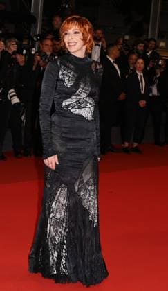 78eme Festival International du Film de Cannes Montée des marches du film Dalloway 78th Cannes Film Festival Red carpet of the film Dalloway Mylene Farmer 444333 2025 05 15 Cannes France  Copyright: xIsabellexVautierx xStarfacex STAR_444333_022