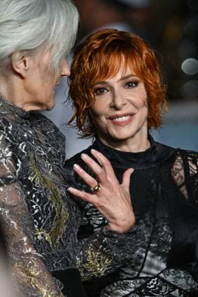 78eme Festival International du Film de Cannes Montée des marches du film Dalloway Festival de Cannes 2025 Red carpet Dalloway Mylene Farmer 444334 2025 05 16 France  Copyright: xLionelxGuericolas MPPx STAR_444334_006