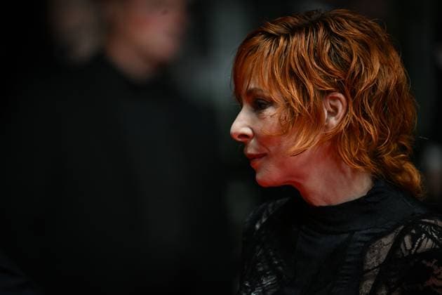 78eme Festival International du Film de Cannes Montée des marches du film Dalloway Festival de Cannes 2025 Red carpet Dalloway Mylene Farmer 444334 2025 05 16 France  Copyright: xLionelxGuericolas MPPx STAR_444334_036