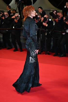 78eme Festival International du Film de Cannes Montée des marches du film Dalloway Festival de Cannes 2025 Red carpet Dalloway Mylene Farmer 444334 2025 05 16 France  Copyright: xLionelxGuericolas MPPx STAR_444334_051