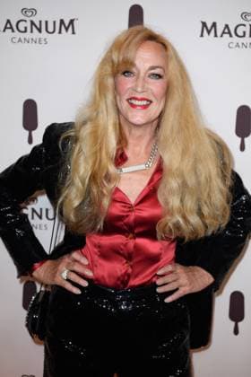 Cannes Magnum Party NG Jerry Hall attending the Magnum Party Photocall at Magnum Beach in Cannes, France on May 15 2025 as part of the 78th Cannes Film Festival. Photo by Nicolas Genin ABACAPRESS.COM Cannes France  Copyright: xGeninxNicolas ABACAx