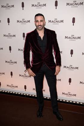 Cannes Magnum Party NG Adil Rami attending the Magnum Party Photocall at Magnum Beach in Cannes, France on May 15 2025 as part of the 78th Cannes Film Festival. Photo by Nicolas Genin ABACAPRESS.COM Cannes France  Copyright: xGeninxNicolas ABACAx