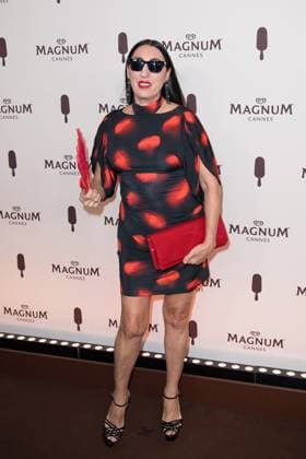 Cannes Magnum Party NG Rossy de Palma attending the Magnum Party Photocall at Magnum Beach in Cannes, France on May 15 2025 as part of the 78th Cannes Film Festival. Photo by Nicolas Genin ABACAPRESS.COM Cannes France  Copyright: xGeninxNicolas ABACAx