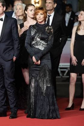 Cannes - Dalloway Red Carpet DN Mylene Farmer attends the Dalloway red carpet at the 78th annual Cannes Film Festival at Palais des Festivals on May 15, 2025 in Cannes, France. Photo by David NIVIERE ABACAPRESS.COM CANNES France  Copyright: xNivierexDavid ABACAPRESS.COMx