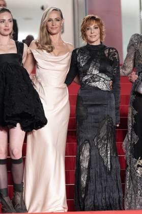 Cannes - Dalloway Red Carpet DN Cecile de France and Mylene Farmer attend the Dalloway red carpet at the 78th annual Cannes Film Festival at Palais des Festivals on May 15, 2025 in Cannes, France. Photo by David NIVIERE ABACAPRESS.COM CANNES France  Copyright: xNivierexDavid ABACAPRESS.COMx