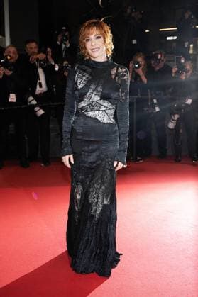 Cannes - Dalloway Red Carpet DN Mylene Farmer attends the Dalloway red carpet at the 78th annual Cannes Film Festival at Palais des Festivals on May 15, 2025 in Cannes, France. Photo by David NIVIERE ABACAPRESS.COM CANNES France  Copyright: xNivierexDavid ABACAPRESS.COMx