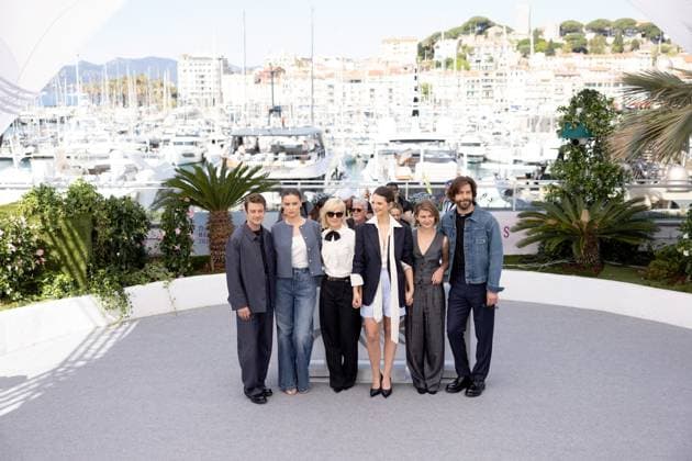 The Wonderers , Photocall in Cannes, 15 05 2025 Cannes, France 15 5 2024 FŽlix Kysyl, Angelina Woreth, MŽlanie Laurent, Josephine Japy, Sarah Pachoud, Pierre Yves Cardinal, during the Photocall for QUI BRILLE AU COMBAT THE WONDERERS during the 78 Cannes International Film Festival The Film Festival takes place from May 13 to 24, 202 Copyright: xChristianxEnderx