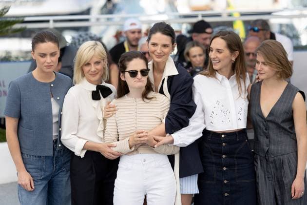 The Wonderers , Photocall in Cannes, 15 05 2025 Cannes, France 15 5 2024 Angelina Woreth, MŽlanie Laurent, Sevan Kalayjian Everitt, Josephine Japy, Yinka Bokinni, Sarah Pachoud during the Photocall for QUI BRILLE AU COMBAT THE WONDERERS during the 78 Cannes International Film Festival The Film Festival takes place from May 13 to Copyright: xChristianxEnderx