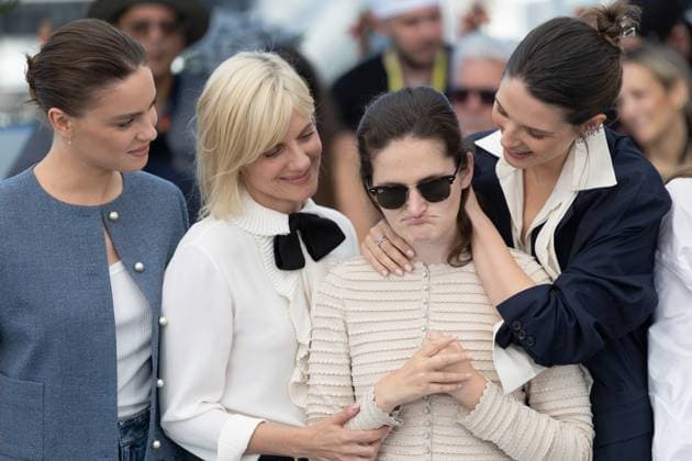 The Wonderers , Photocall in Cannes, 15 05 2025 Cannes, France 15 5 2024 Angelina Woreth, MŽlanie Laurent, Sevan Kalayjian Everitt, Josephine Japy, Yinka Bokinni, Sarah Pachoud during the Photocall for QUI BRILLE AU COMBAT THE WONDERERS during the 78 Cannes International Film Festival The Film Festival takes place from May 13 to Copyright: xChristianxEnderx