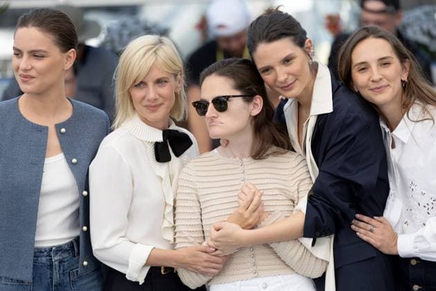 The Wonderers , Photocall in Cannes, 15 05 2025 Cannes, France 15 5 2024 Angelina Woreth, MŽlanie Laurent, Sevan Kalayjian Everitt, Josephine Japy, Yinka Bokinni, Sarah Pachoud during the Photocall for QUI BRILLE AU COMBAT THE WONDERERS during the 78 Cannes International Film Festival The Film Festival takes place from May 13 to Copyright: xChristianxEnderx