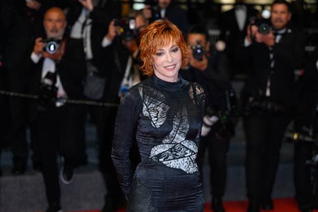 Cannes Dalloway Red Carpet NG Mylene Farmer attending the ‘Dalloway’ Screening and Red Carpet at Palais Des Festivals in Cannes, France on May 15 2025 as part of the 78th Cannes Film Festival. Photo by Nicolas Genin ABACAPRESS.COM Cannes France  Copyright: xGeninxNicolas ABACAx