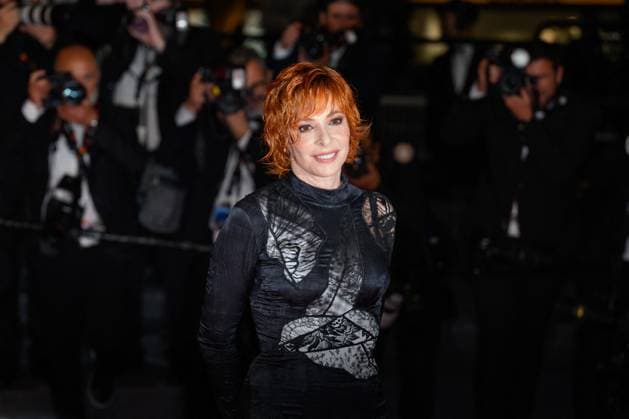 Cannes Dalloway Red Carpet NG Mylene Farmer attending the ‘Dalloway’ Screening and Red Carpet at Palais Des Festivals in Cannes, France on May 15 2025 as part of the 78th Cannes Film Festival. Photo by Nicolas Genin ABACAPRESS.COM Cannes France  Copyright: xGeninxNicolas ABACAx