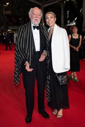 Cannes Dalloway Premiere AM Jerome Seydoux and Mathilde Favier attending the Dalloway red carpet in Cannes, France on May 15, 2025 as part of the 78th Cannes Film Festival. Photo by Aurore Marechal ABACAPRESS.COM Cannes France  Copyright: xMarechalxAurore ABACAx