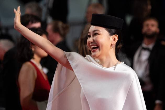 Cannes Sirat Premiere AM Sonya Lowe attending the the Sirat red carpet in Cannes, France on May 15, 2025 as part of the 78th Cannes Film Festival. Photo by Aurore Marechal ABACAPRESS.COM Cannes France  Copyright: xMarechalxAurore ABACAx