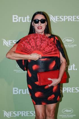 Cannes, The photocall of the Nespresso x Brut Party during the 78th Cannes Film Festival Cannes, The photocall of the Nespresso x Brut Party during the 78th Cannes Film Festival. In the photo: Rossy de Palma (Actress) Milan Italy  Copyright: xIPA ABACAx