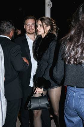 Cannes, Arrivals at the Magnum Party during the 78th Cannes Film Festival Cannes, Arrivals at the Magnum Party during the Cannes Film Festival. In the photo: Barbara Palvin (Supermodel), Dylan Sprouse (Actor) Milan Italy  Copyright: xIPA ABACAx