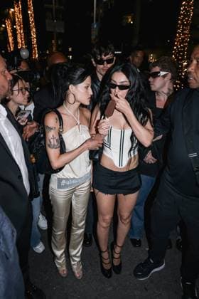 Cannes, Celebrity Sightings During Cannes Film Festival 78, Charli XCX Eats Ice Cream While Walking Down The Croisette On Her Way To The Magnum Party Cannes, Celebrity Sightings During Cannes Film Festival 78, Charli XCX Eats Ice Cream While Walking Down The Croisette On Her Way To Party Magnum. In The Photo: Charli XCX (British Singer) Milan Italy  Copyright: xIPA ABACAx