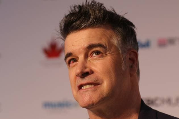 May 15, 2025, Calgary, Ab, Canada: Roch Voisine poses on the red carpet for the Canadian Music Hall of Fame ceremony in Calgary on Thursday, May 15, 2025. Calgary Canada  - ZUMAc35_ 20250515_zaf_c35_155 Copyright: xDavexChidleyx