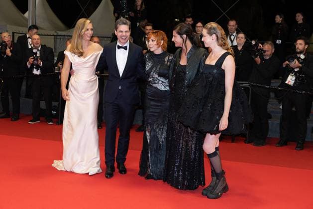 B Montée des marches du film Dalloway lors du 78ème Festival International du Film de Cannes Cécile de France, Yann Gozlan, Mylène Farmer, Anna Mouglalis, Freya Mavor Montée des marches du film Dalloway lors du 78ème Festival International du Film de Cannes, au Palais des Festivals à Cannes Le 15 mai 2025 Olivier Borde Bestimage Red carpet for the movie Dalloway during the 78th Cannes International Film Festival at the Palais des Festivals in Cannes, France On may 15th 2025 Cannes France  Copyright: xOLIVIERxBORDEx xBESTIMAGExOLIVIERxBORDEx xBESTIMAGEx
