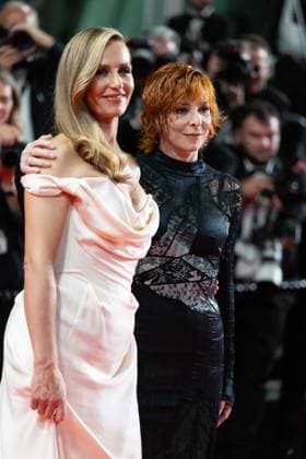 B Montée des marches du film Dalloway lors du 78ème Festival International du Film de Cannes Cécile de France, Mylène Farmer Montée des marches du film Dalloway lors du 78ème Festival International du Film de Cannes, au Palais des Festivals à Cannes Le 15 mai 2025 Olivier Borde Bestimage Red carpet for the movie Dalloway during the 78th Cannes International Film Festival at the Palais des Festivals in Cannes, France On may 15th 2025 Cannes France  Copyright: xOLIVIERxBORDEx xBESTIMAGExOLIVIERxBORDEx xBESTIMAGEx