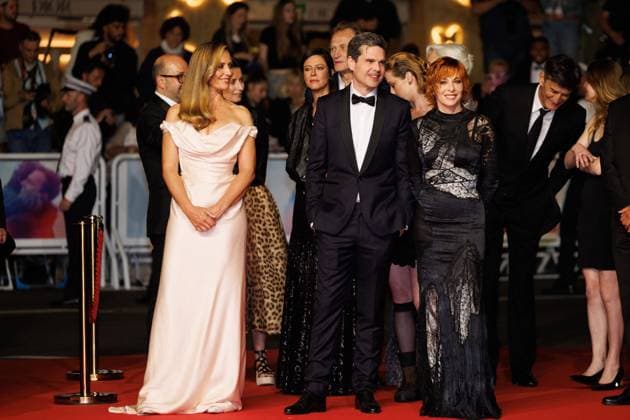 M Montée des marches du film Dalloway lors du 78ème Festival International du Film de Cannes Cécile de France, Yann Gozlan, Mylène Farmer Montée des marches du film Dalloway lors du 78ème Festival International du Film de Cannes, au Palais des Festivals à Cannes Le 15 mai 2025 Jacovides Moreau Bestimage Red carpet for the movie Dalloway during the 78th Cannes International Film Festival at the Palais des Festivals in Cannes, France On may 15th 2025 Cannes France  Copyright: xJACOVIDES-MOREAUx xBESTIMAGExJACOVIDES-MOREAUx xBESTIMAGEx
