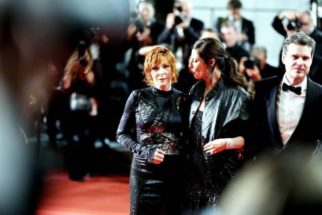 J Montée des marches du film Dalloway lors du 78ème Festival International du Film de Cannes Mylène Farmer, Anna Mouglalis, Yann Gozlan Montée des marches du film Dalloway lors du 78ème Festival International du Film de Cannes, au Palais des Festivals à Cannes Le 15 mai 2025 Jacovides Moreau Bestimage Red carpet for the movie Dalloway during the 78th Cannes International Film Festival at the Palais des Festivals in Cannes, France On may 15th 2025 Cannes France  Copyright: xJACOVIDES-MOREAUx xBESTIMAGExJACOVIDES-MOREAUx xBESTIMAGEx