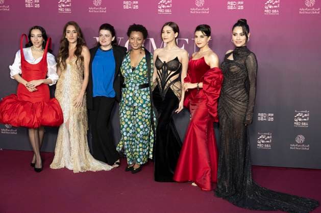 Cannes - Red Sea Film Foundation s Women In Cinema Gala Photocall Rungano Nyoni, Engfa Waraha, Sarah Taibah, Elham Ali, Gaya Jiji, Amina Khalil, Jacqueline Fernandez attend the Red Sea Film Foundation s Women In Cinema Gala at Hotel du Cap-Eden-Roc on May 15, 2025 in Cap d Antibes, France. Photo by Marco Piovanotto ABACAPRESS.COM Cannes France  Copyright: xPiovanottoxMarco ABACAx