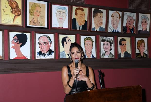 May 15, 2025, New York, Ny, United States: Nicole Scherzinger poses during a celebration for her Sardi s portrait unveiling for her Broadway debut in Sunset Blvd. at Sardi s in New York. May 15, 2025. New York United States - ZUMAp281 20250515_zea_p281_029 Copyright: xPhotoxImagexPressx