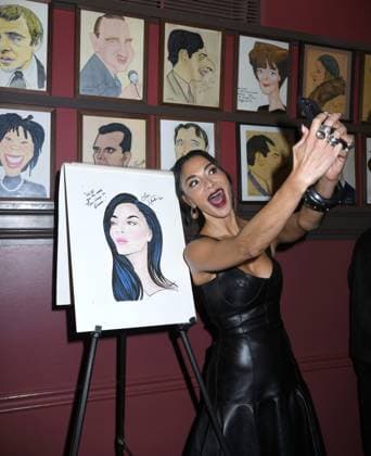 May 15, 2025, New York, Ny, United States: Nicole Scherzinger poses during a celebration for her Sardi s portrait unveiling for her Broadway debut in Sunset Blvd. at Sardi s in New York. May 15, 2025. New York United States - ZUMAp281 20250515_zea_p281_043 Copyright: xPhotoxImagexPressx