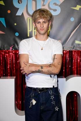 Theo Carow at the premiere of season 1 of the Joyn series Messiah Superstar at Bi Nuu Berlin, 15 05 2025 Foto:xN.xKubelkax xFuturexImagex messiah_5525