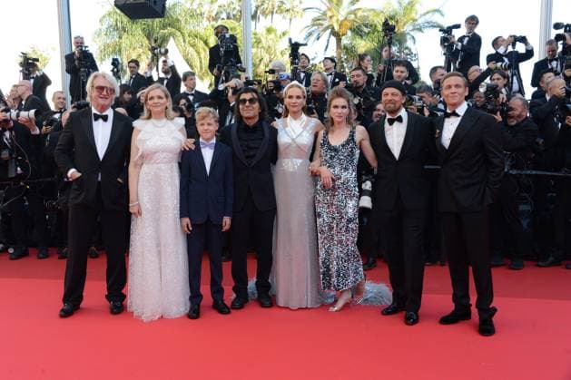 May 15, 2025, Cannes, France: CANNES, FRANCE - MAY 15: Detlev Buck, Laura Tonke, a guest, Fatih Akn, Diane Kruger, Lisa Hagmeister, Lars Jessen, Matthias Schweighöfer attend the Dossier 137 (Case 137) red carpet at the 78th annual Cannes Film Festival at Palais des Festivals on May 15, 2025 in Cannes, France. Cannes France - ZUMAi09_ 20250515_zaf_i09_035 Copyright: xFrederickxInjimbertx