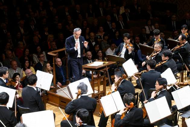 The Tokyo NHK Symphony Orchestra under the baton of Italian conductor Fabio Luisi in a concert during the Prague Spring International Music Festival, Prague, May 15, 2025. (CTKxPhoto MichalxKamaryt) CTKPhotoP2025051601775  CTKPhotoP2025051601775